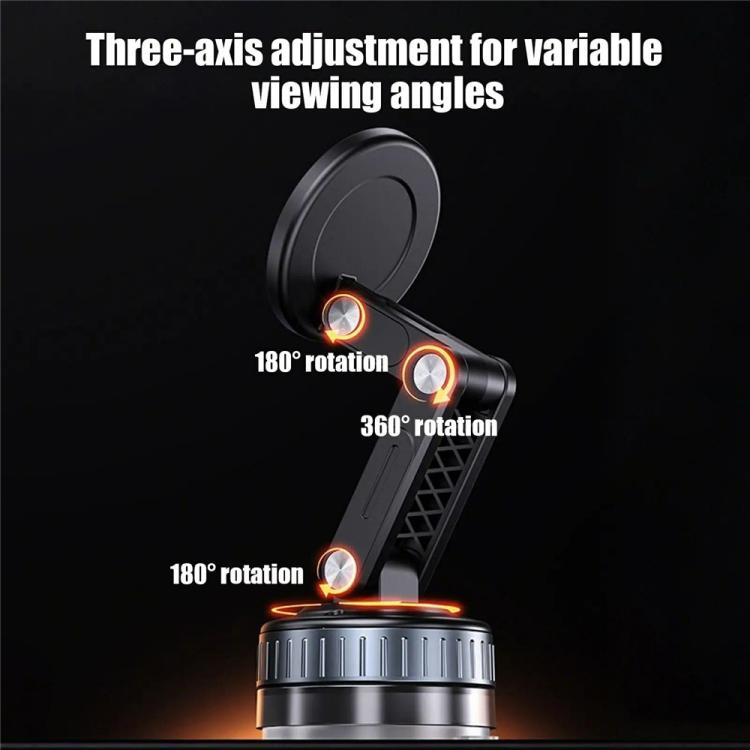 X51 Foldable Magnetic Cellphone Holder Car Dashboard Suction Cup Navigation Phone Holder