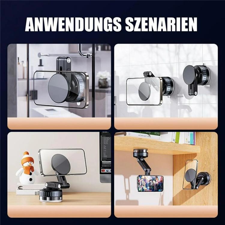 X51 Foldable Magnetic Cellphone Holder Car Dashboard Suction Cup Navigation Phone Holder