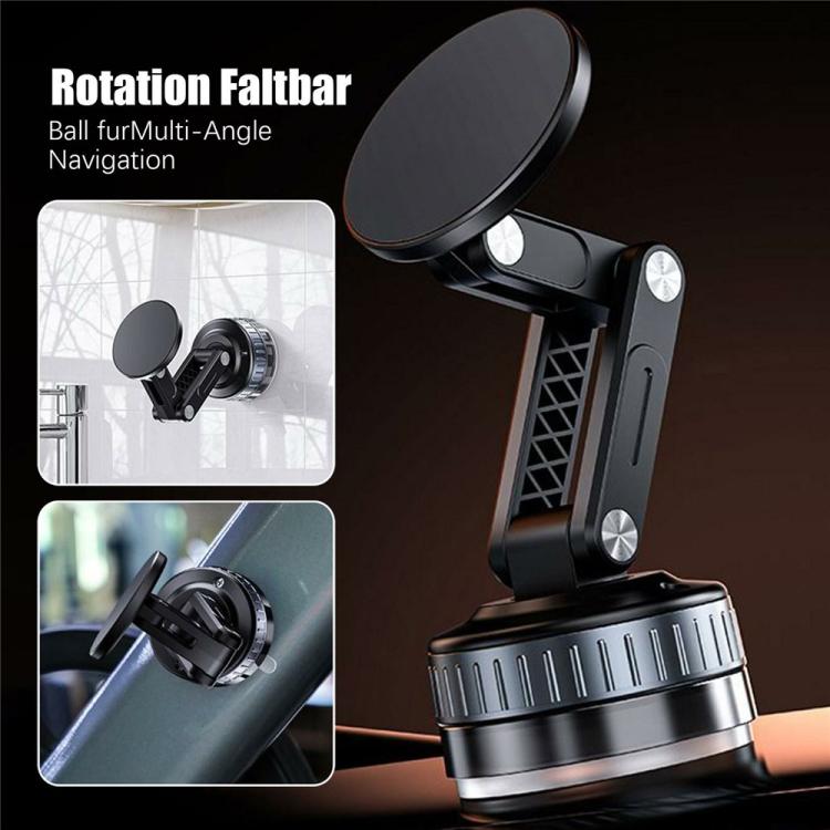 X51 Foldable Magnetic Cellphone Holder Car Dashboard Suction Cup Navigation Phone Holder