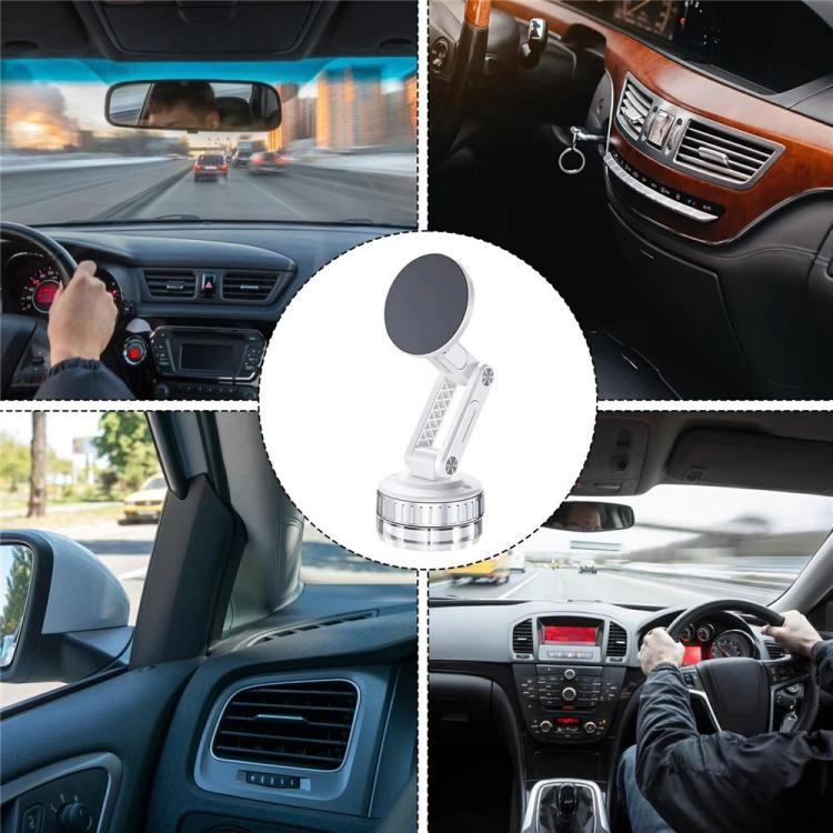 X51 Foldable Magnetic Cellphone Holder Car Dashboard Suction Cup Navigation Phone Holder