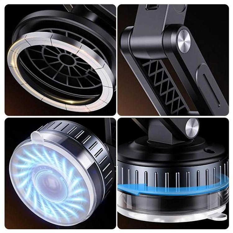 X51 Foldable Magnetic Cellphone Holder Car Dashboard Suction Cup Navigation Phone Holder