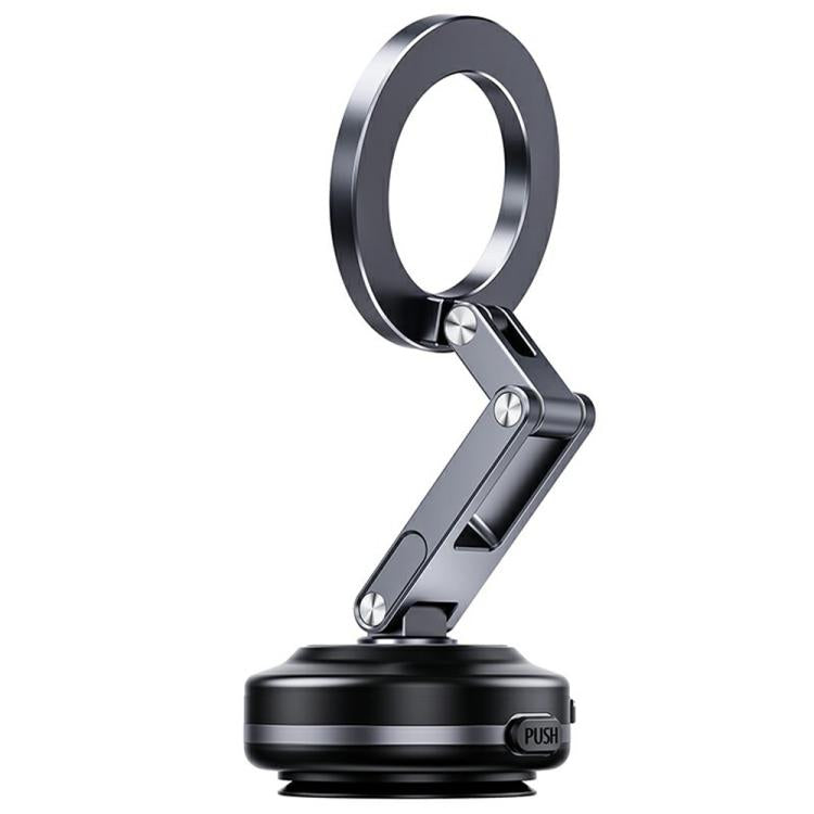 X63 Foldable Arm Car Phone Navigation Mount Vacuum Suction Cup Aluminum Alloy Holder
