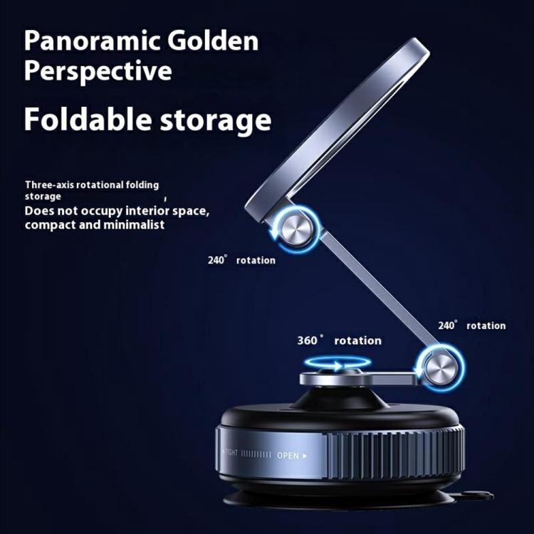 X54 Dashboard Windshield Suction Cup Mount Foldable Navigation Stand Magnetic Car Phone Holder