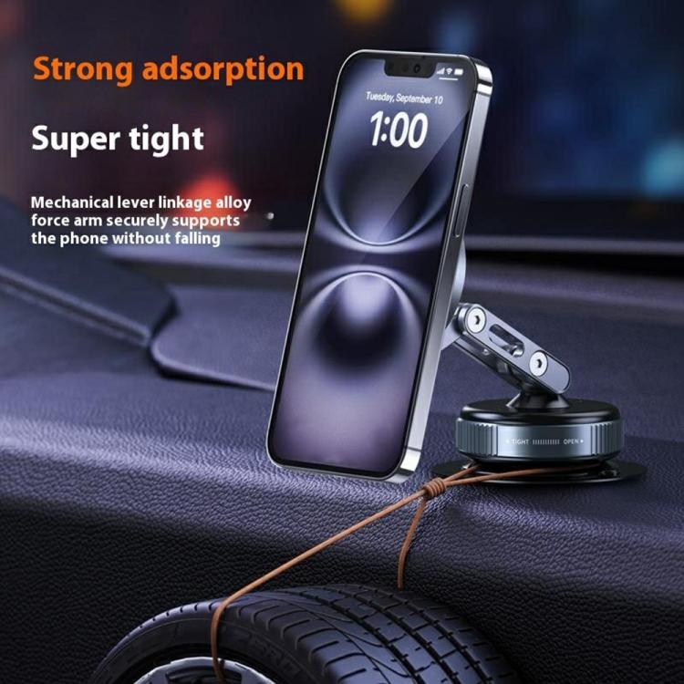 X53 Vacuum Suction Cup 360 Rotation Foldable Cellphone Bracket Magnetic Car Dashboard Phone Holder