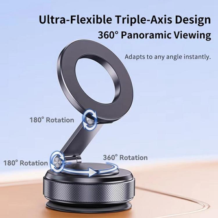 X69 Dashboard Windshield Suction Cup Base 360 Degree Rotation Magnetic Car Phone Holder
