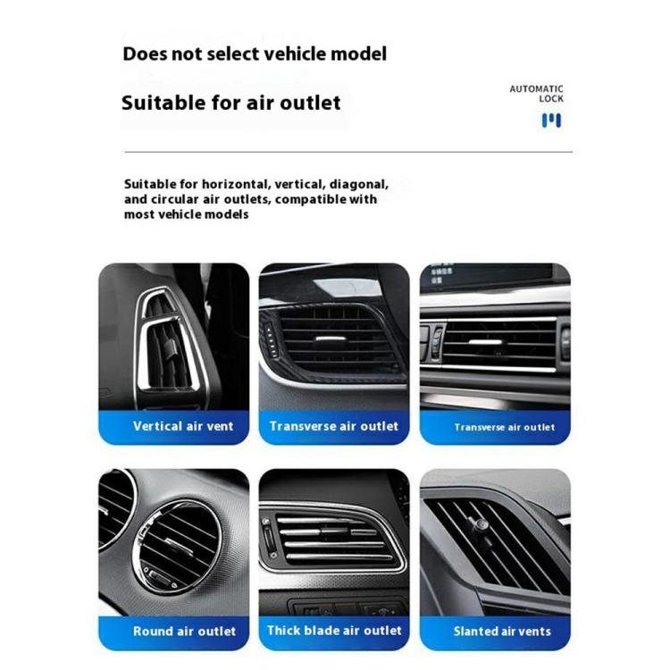 CH22 Air Vent 360-Degree Rotation Cellphone Holder Magnetic Car Phone Mount