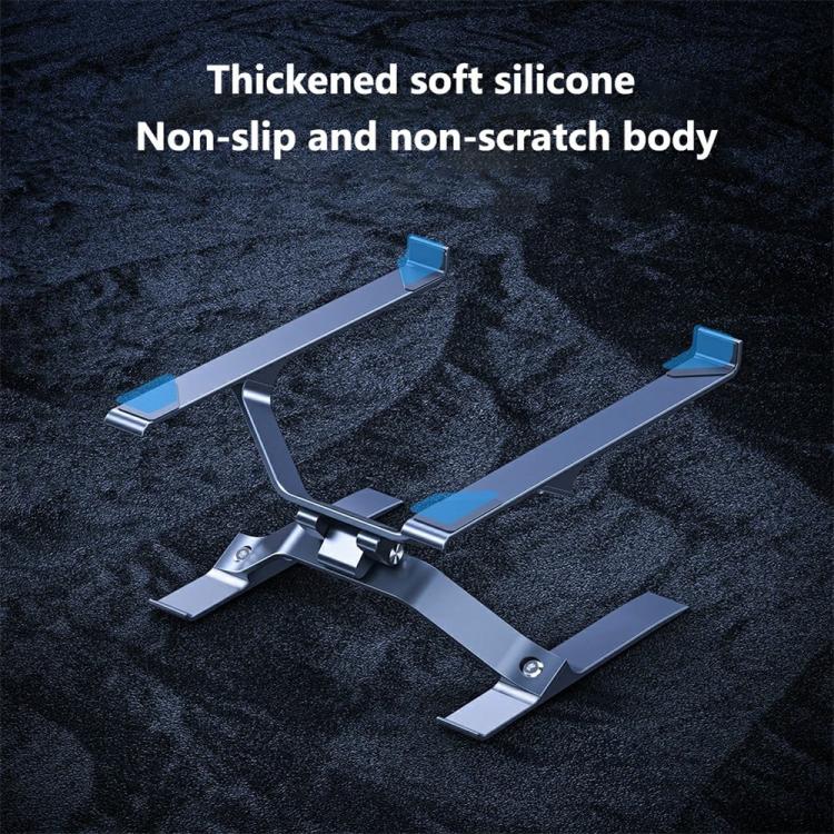 P70 X-Shape Aluminum Alloy Stand Height Adjustable Foldable Cooling Bracket for Laptop / Tablet