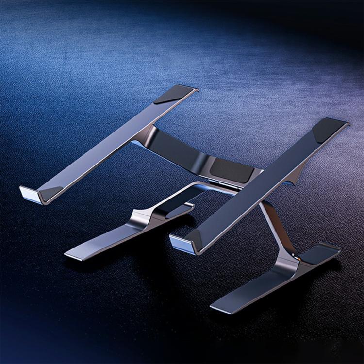 P70 X-Shape Aluminum Alloy Stand Height Adjustable Foldable Cooling Bracket for Laptop / Tablet