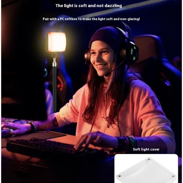 VLOGLITE K10RGB Ultra Thin Pocket Size RGB LED Camera Light Photography Videography Selfie Light