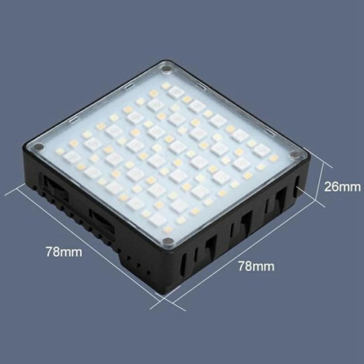 VLOGLITE K10RGB Ultra Thin Pocket Size RGB LED Camera Light Photography Videography Selfie Light