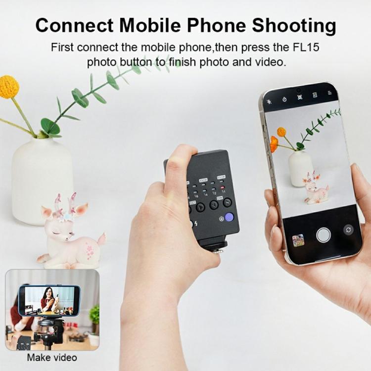 FL15 Camera External Photography Mini Flash Light Professional Portable Hot Shoe LED Light