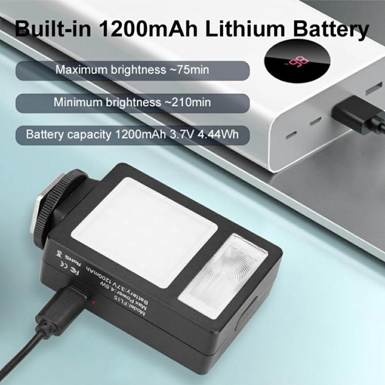 FL15 Camera External Photography Mini Flash Light Professional Portable Hot Shoe LED Light