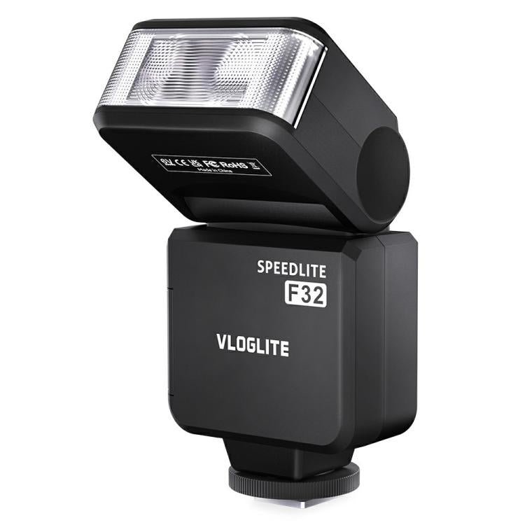 VLOGLITE F32 For Fuji Nikon Canon Sony DSLR Camera External Flash Light Portable Hot Shoe Light