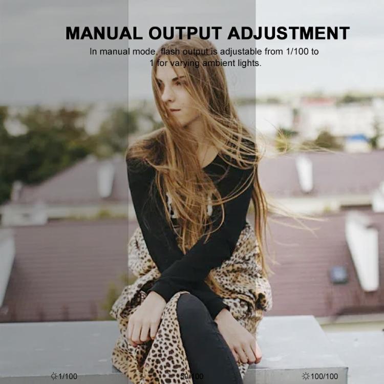 VLOGLITE F32 For Fuji Nikon Canon Sony DSLR Camera External Flash Light Portable Hot Shoe Light