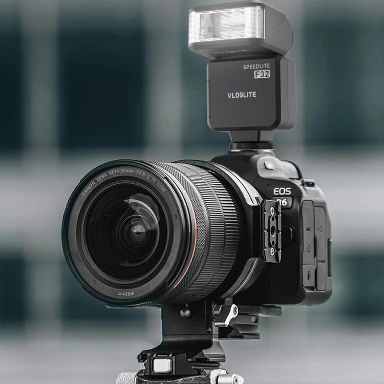 VLOGLITE F32 For Fuji Nikon Canon Sony DSLR Camera External Flash Light Portable Hot Shoe Light