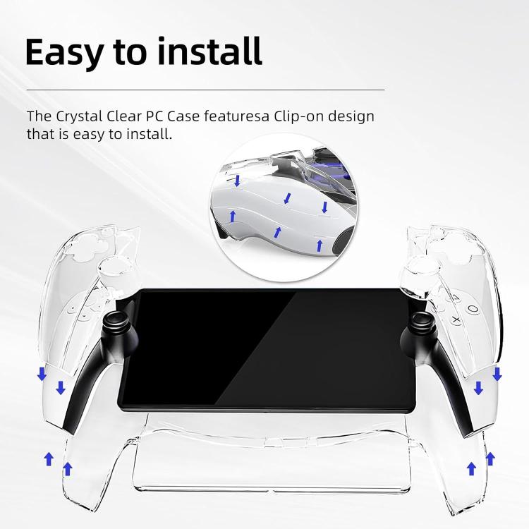 Streaming Handheld Console Crystal Clear PC Protective Case