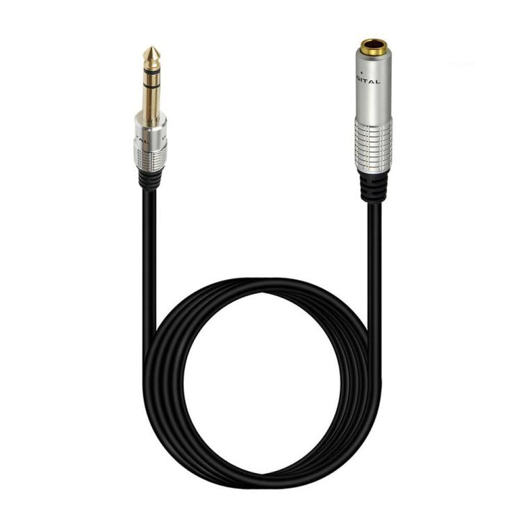 JUNSUNMAY 6.35mm 1/4 inch Male to Female Stereo Headphone Guitar Extension Cable Cord