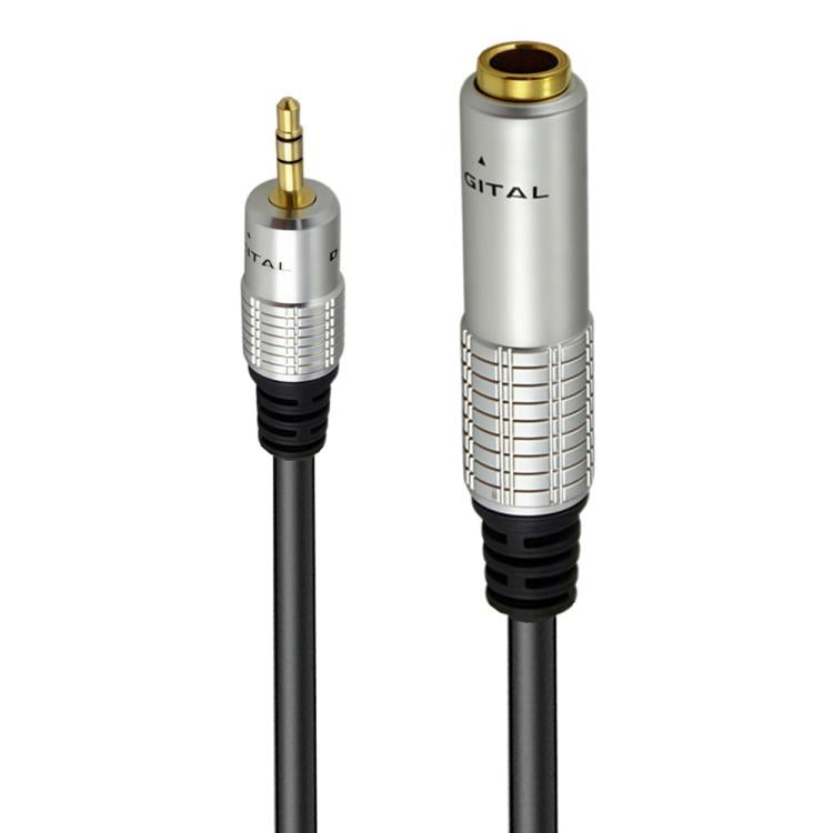 JUNSUNMAY 6.35mm Female to 3.5mm TRS Male Stereo Audio Cable Guitar Cord