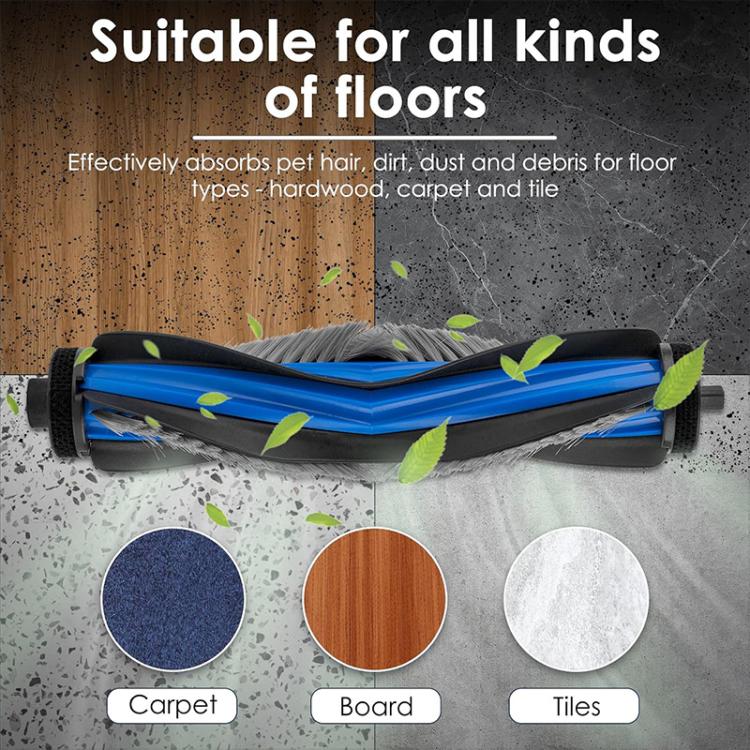 JUNSUNMAY Sweeper Main Clean Brush for Ecovacs Deebot T50 Pro / T50 Max / T50 Omni, 1pcs Main Clean Brush, 2pcs Main Clean Brush