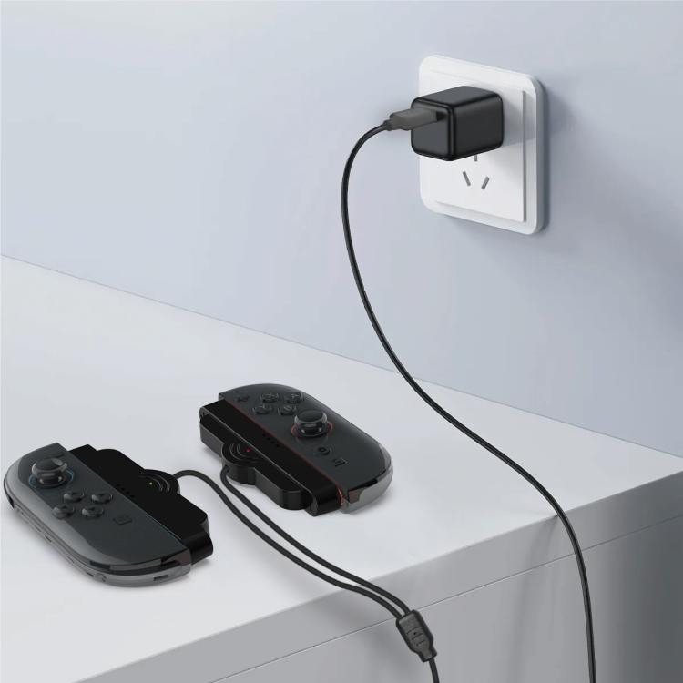 Left and Right Handles Dual Charging Cable