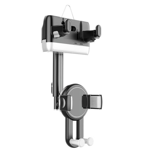 H256 360 Degree Rotation Cellphone Navigation Bracket Car Rearview Mirror Phone Holder