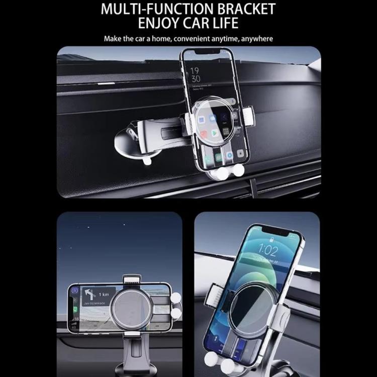 X253 Dashboard Suction Cup Holder Multifunctional 360 Degree Rotating Car Phone Mount