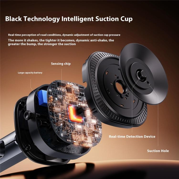 X75 360 Degree Rotation Magnetic Bracke Car Phone Holder Electric Suction Cup Holder