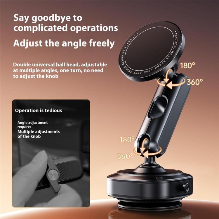 X75 360 Degree Rotation Magnetic Bracke Car Phone Holder Electric Suction Cup Holder