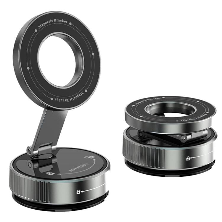 K1 360 Degree Rotation Foldable Navigation Stand Magnetic Car Phone Holder Suction Cup Base