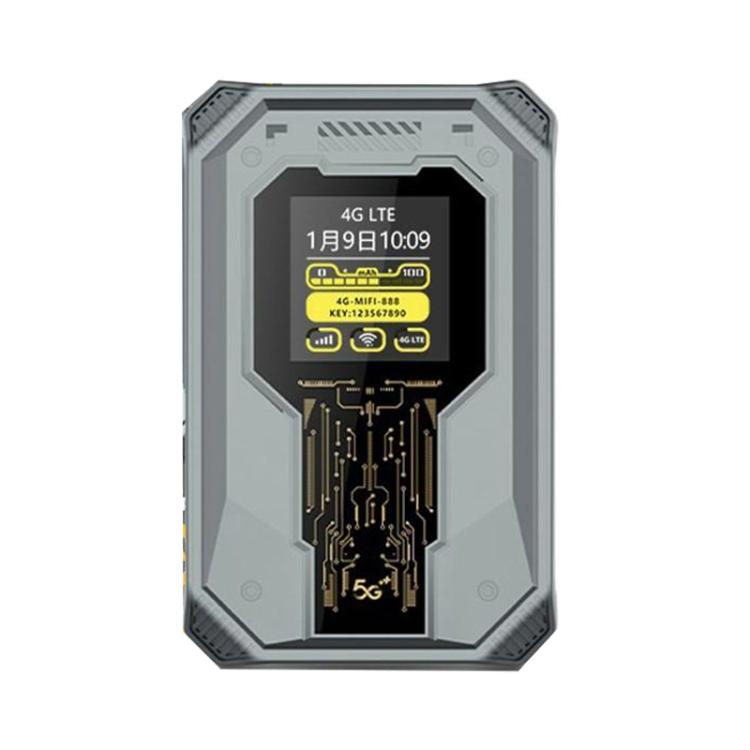 A50 Support 8 Devices Portable SIM Card 4G WiFi Router Rechargeable Time Display Router