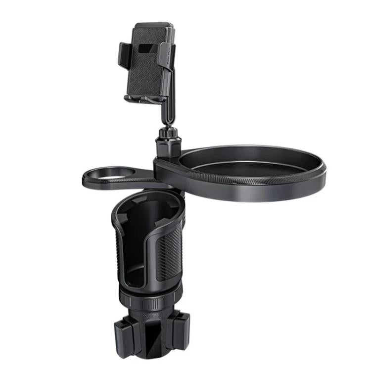 CP242 Universal 4 in 1 Car Phone Holder Cup Holder Tray Stand Car Cup Holder Expansion Tray