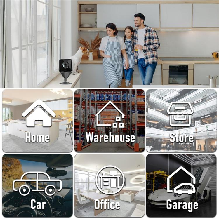 L29 1080P HD WiFi Remote Viewing Home Security Camera Intelligent 180-Degree Wide Angle Camera