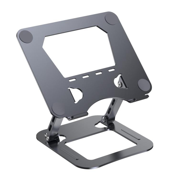 J22 Dissipation Adjustable Height Nano Steel Folding 17.3 Inch Laptop Stand Metal Base