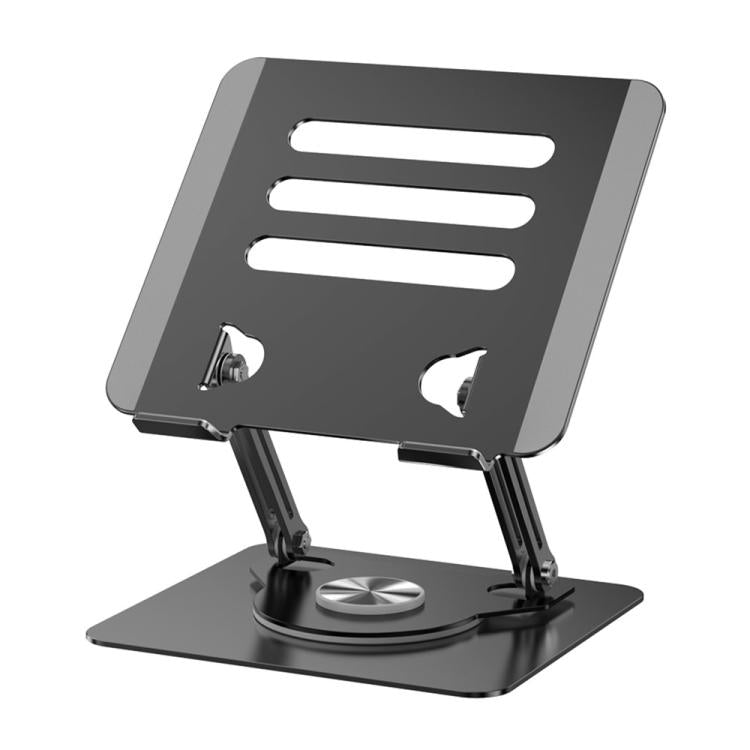 J61 Height Adjustable Rotating Foldable Carbon Steel Desktop 12-17.3 inch Tablets Laptop Stand