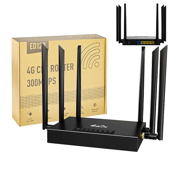 ED128-L 300Mbps Wireless WiFi Home Office SIM Card American Version 4G LTE Industrial Router