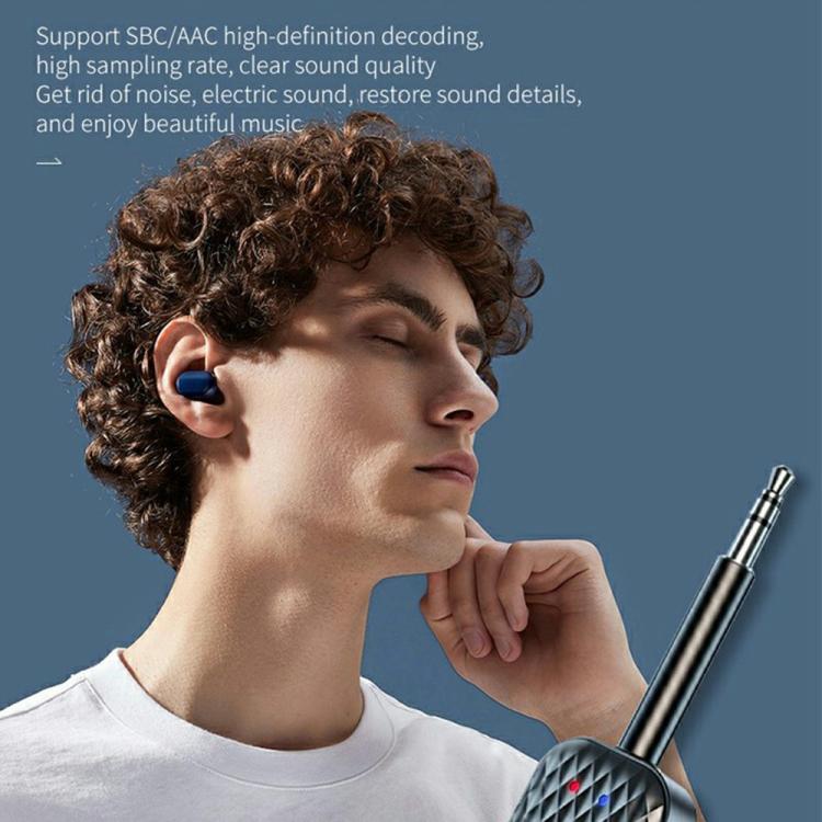 T90 Wireless Audio Transmitter Receiver AUX 3.5mm Car Bluetooth Adapter