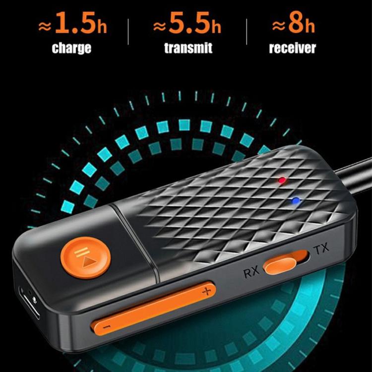 T90 Wireless Audio Transmitter Receiver AUX 3.5mm Car Bluetooth Adapter