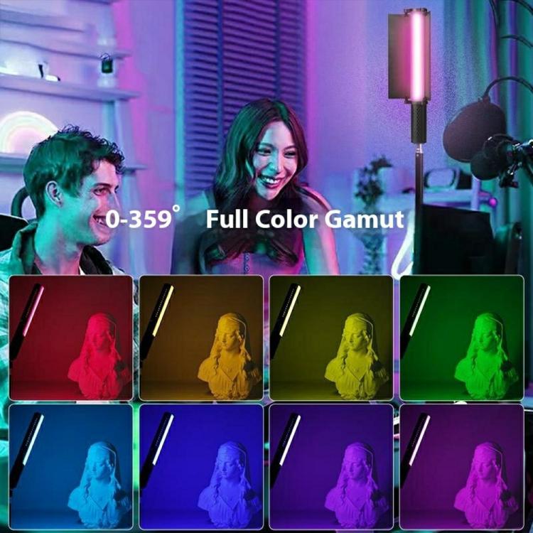 VLOGLITE B20RGB Magnetic LED Fill Light Handheld 20 Modes RGB Photography Light Stick