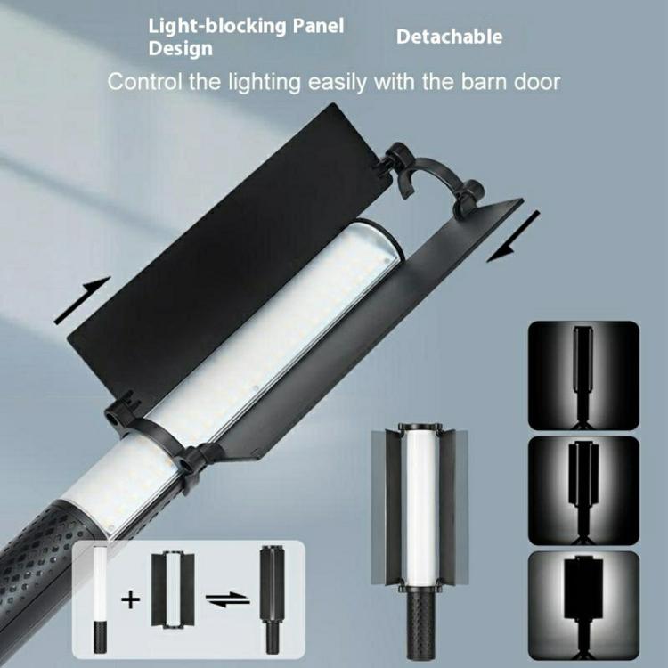 VLOGLITE B20RGB Magnetic LED Fill Light Handheld 20 Modes RGB Photography Light Stick