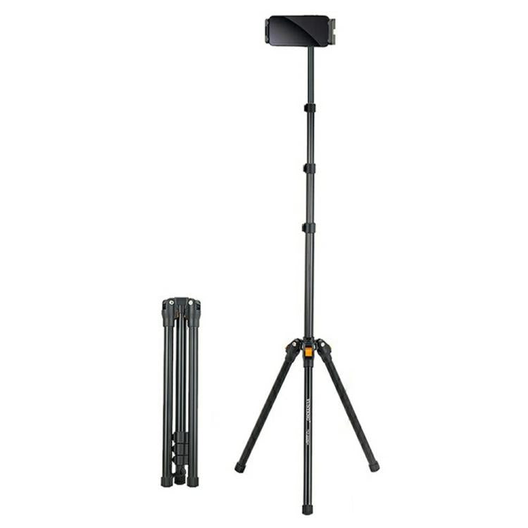 YUNTENG VCT-5229 For Smartphone / Tablet Folding Floor Stand Adjustable Height Tripod