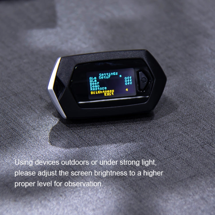 Portable Pulsioximetro Finger spo2 Pulse oxymeter blood oxygen monitor saturatiemeter (Orange)