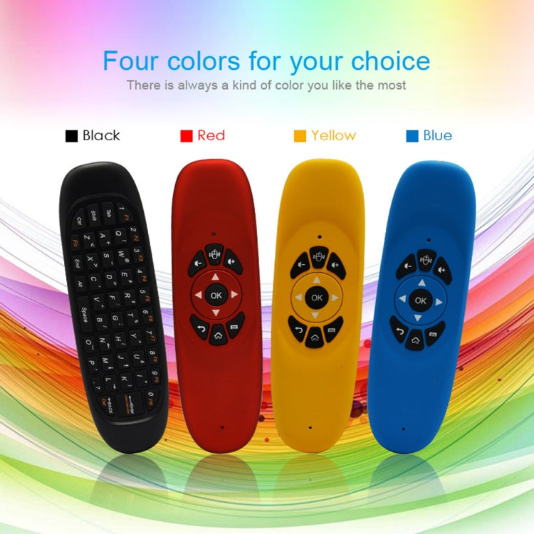 C120 2.4G Mini Keyboard Wireless Remote Mouse with 3-Gyro & 3-Gravity Sensor for PC / HTPC / IPTV / Smart TV and Android TV Box etc