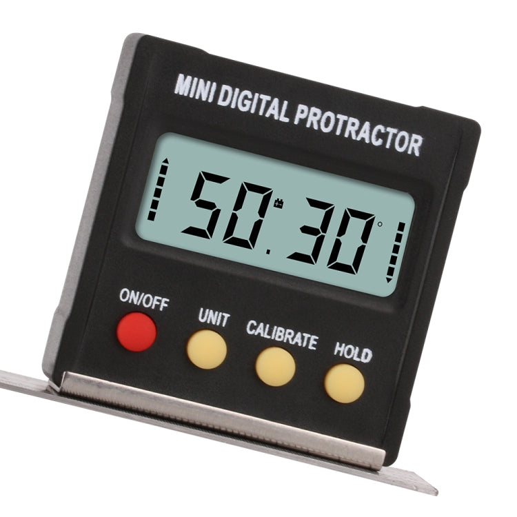 RZ2010 360 Degree Mini Digital Protractor Inclinometer Electronic Level Box Magnetic Base Measuring Tools