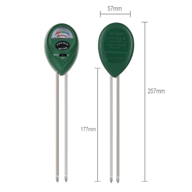 RZ103 Mini Soil PH Moisture Humidity Measuring PH Meter Soil Moisture Monitor Hygrometer Gardening Plant Farming Moisture Tester