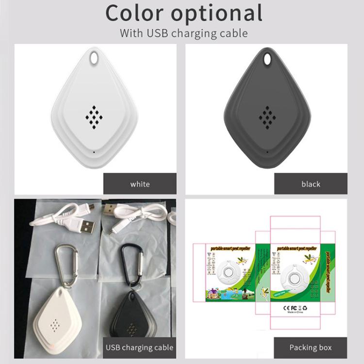 Outdoor Mosquito Repellent Portable Ultrasonic Insect Repellent Insecticide USB Charging Intelligent Frequency Conversion
