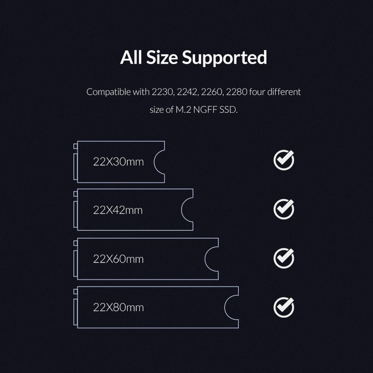 ORICO PVM2F-C3  NGFF M.2 SSD Hard Drive Enclosure