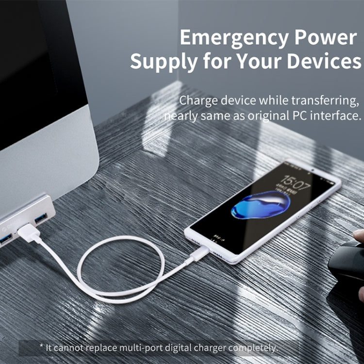 ORICO  MH4PU-P Aluminum Alloy 4 Port USB3.0 Clip-type HUB