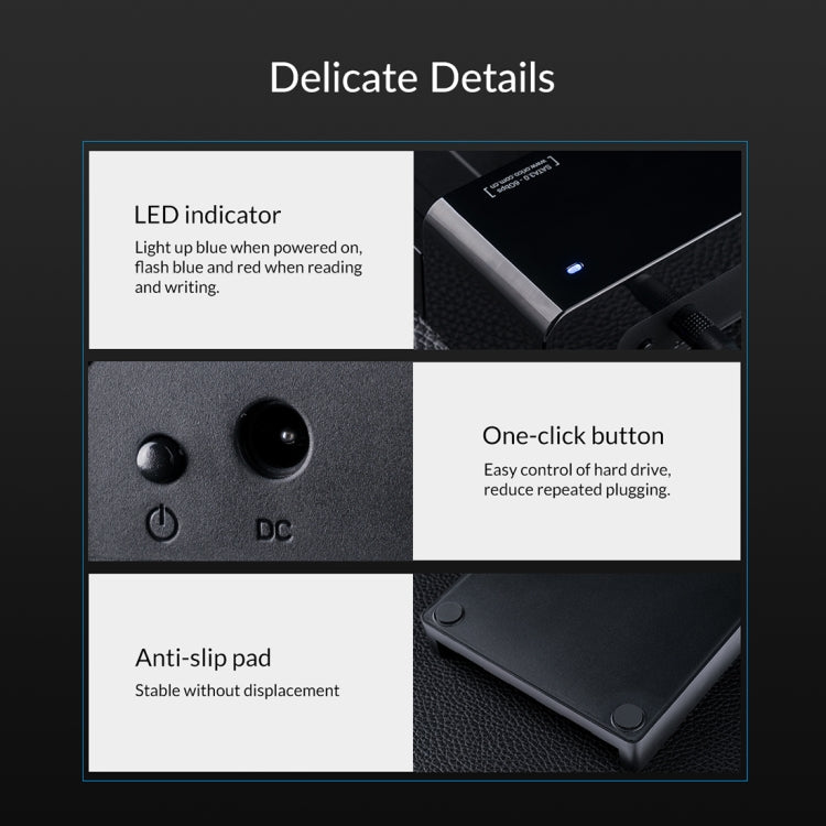 ORICO 6518C3-G2 2.5 / 3.5 inch Type-C Hard Drive Dock