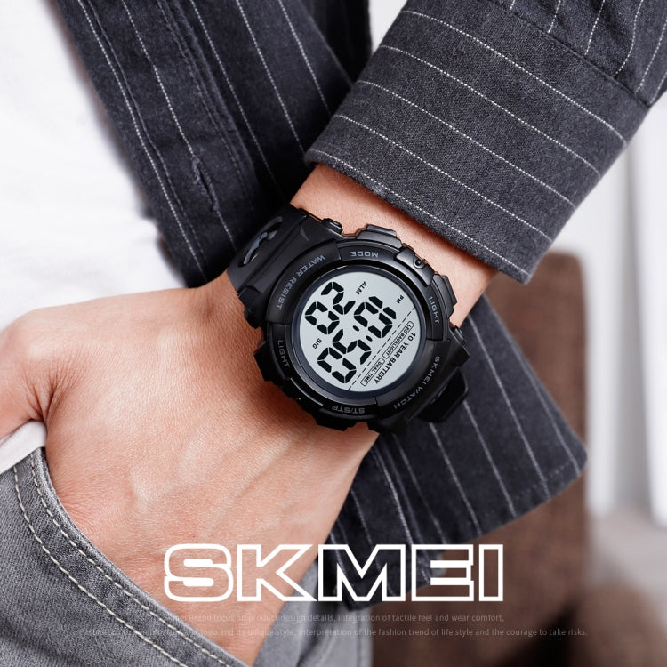 Skmei 1562 Multi Function Outdoor Sports Waterproof Student Electronic Watch Ten Year Battery Mens Watch