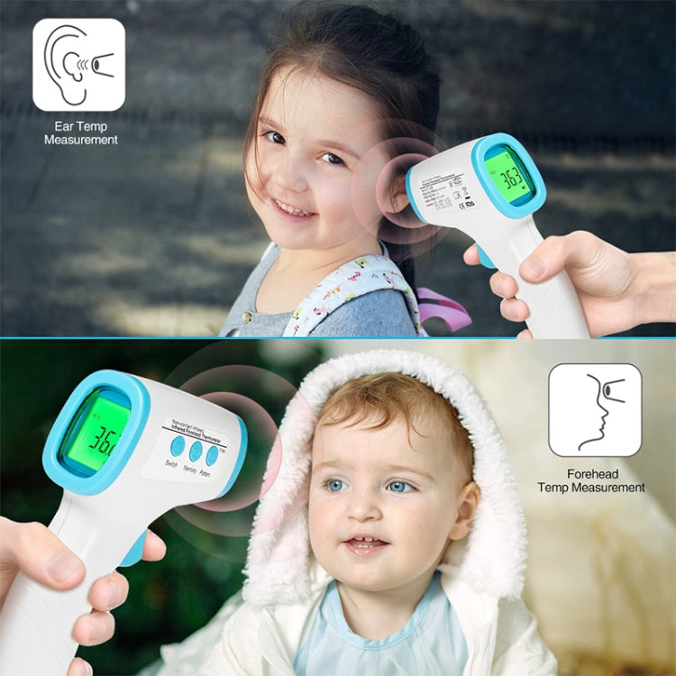 Non-contact LCD Digital Thermometer Fever Handheld Infrared Forehead Body Thermometer with LCD Measurement For Baby Adult Portab